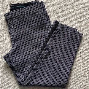 Banana Republic black/white straight pants